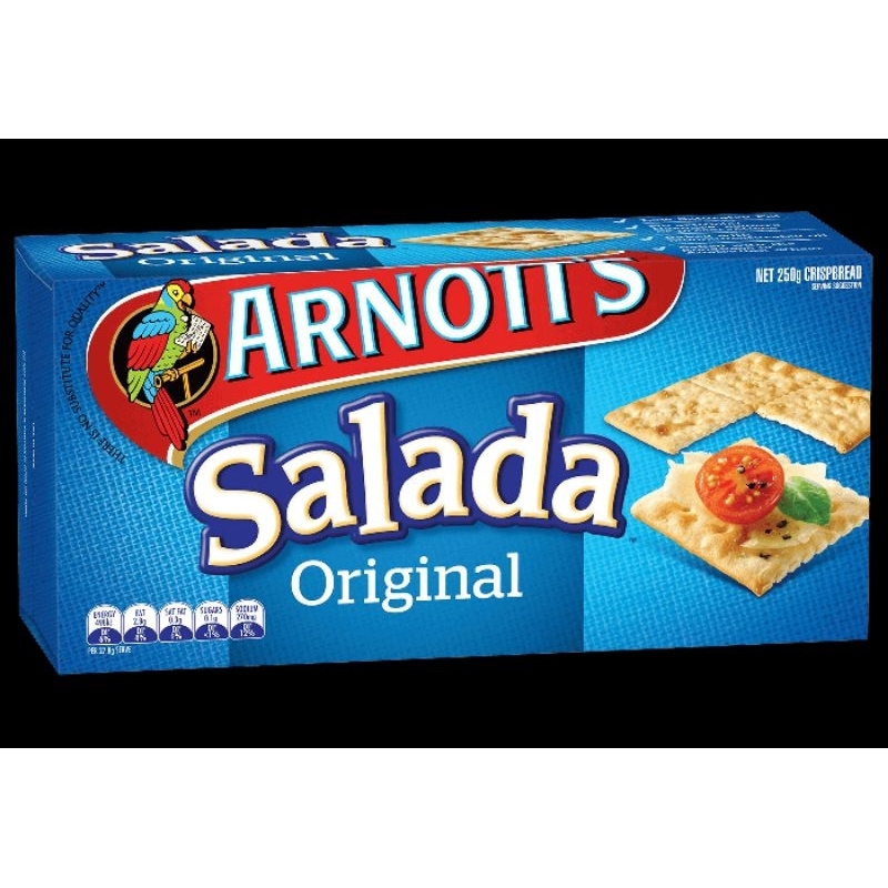 Arnott's Salada Crackers original salad cracker biscuit plain biscuits Arnotts Salada Crackers Original 250g