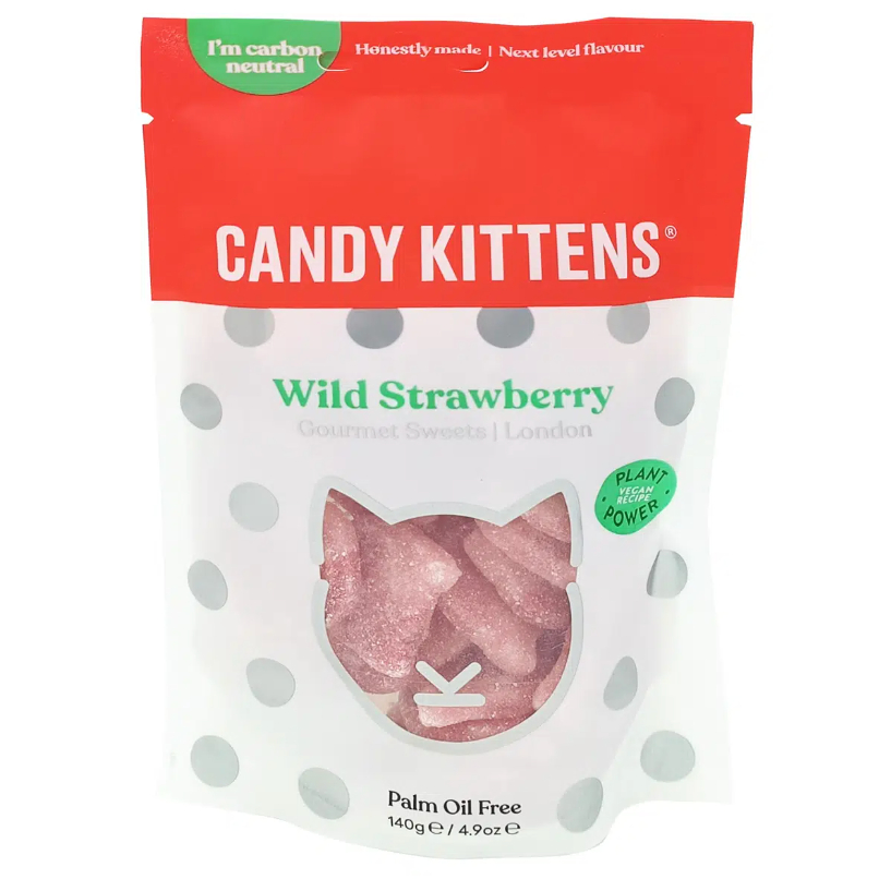 Candy Kittens Vegan Gourmet Sweets Wild Strawberry Shox Very Cherry Ashton Attzs Sour Watermelon Sweet Raspberry