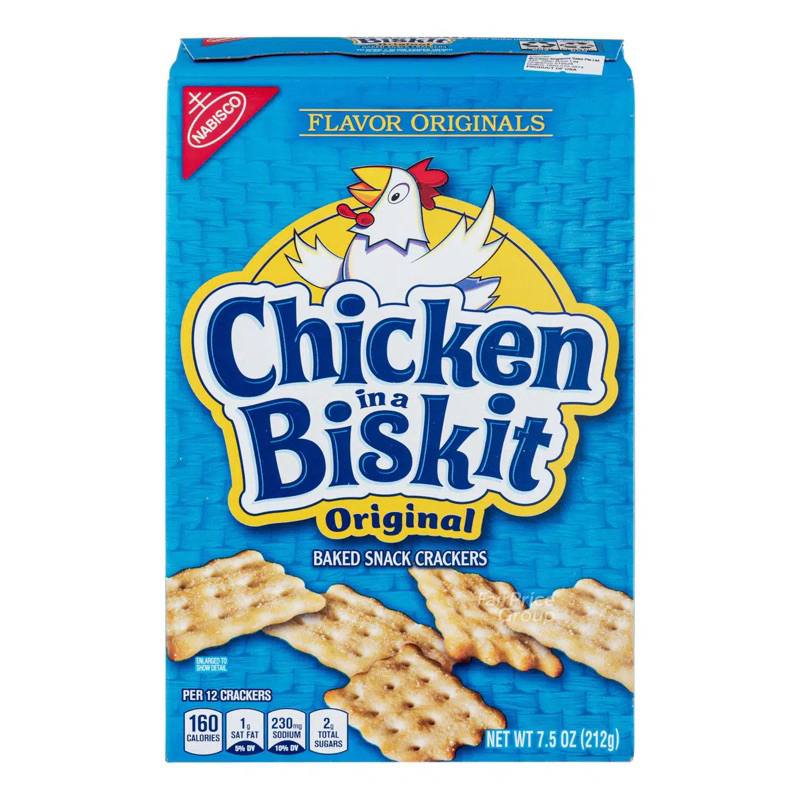 Chicken in a Biskit Snack Biscuit Original baked salty crackers