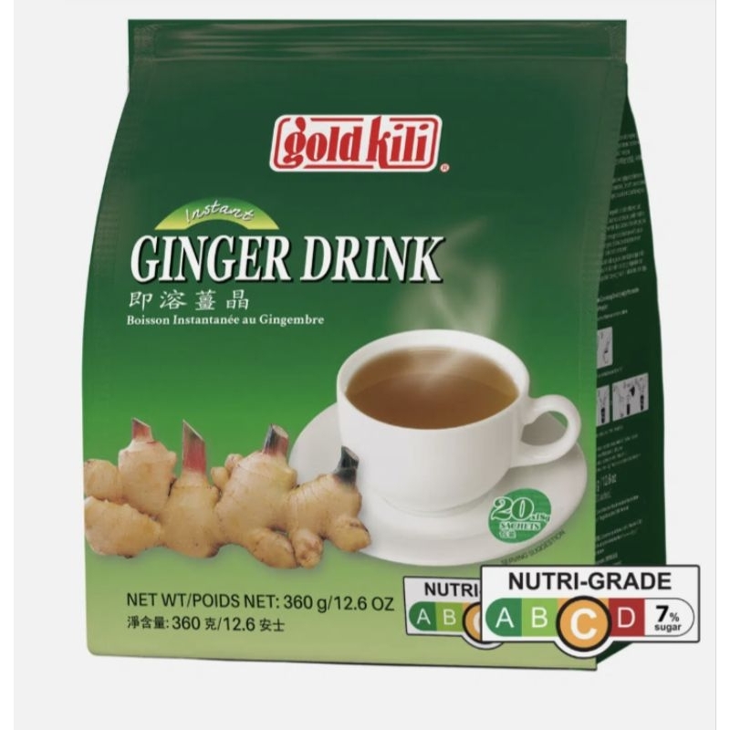 Gold Kili ginger tea instant ginger tea post partum confinement ginger tea instant ginger drink sachets 姜茶