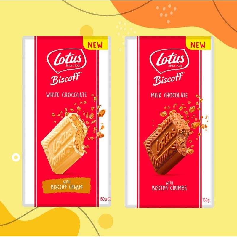 Lotus bjscoff milk chocolate with bjscoff centered cream chocolate bar candy sweets lotus biscoff white chocolate bar