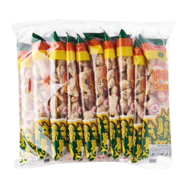 Monde Pola snacks biscuit tidbits canteen vendor snack old school savory salty snack crisps monde Pola snacks original
