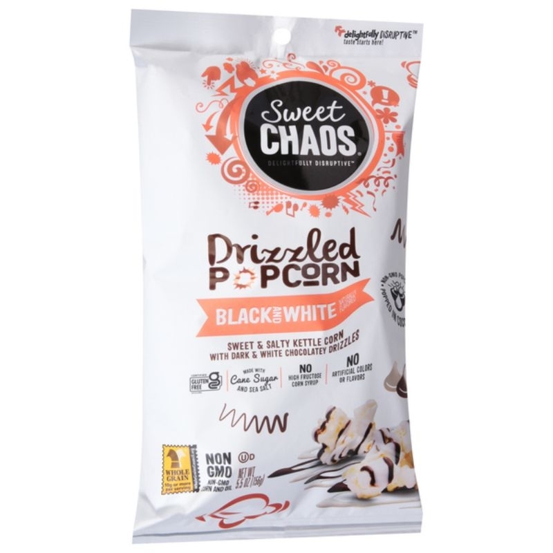Sweet chaos drizzled popcorn peanut buttercup popcorn movie snack tidbits sweet flavoured popcorn corn popcorn Non-GMO