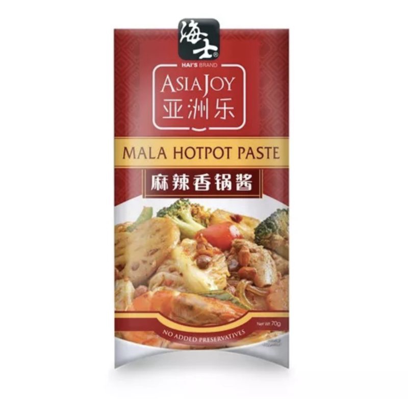 Asia Joy Ma La Hotpot Paste Hai's brand Asia Joy mala cooking premix sauce mala sauce paste hotpot soup mala soup premix