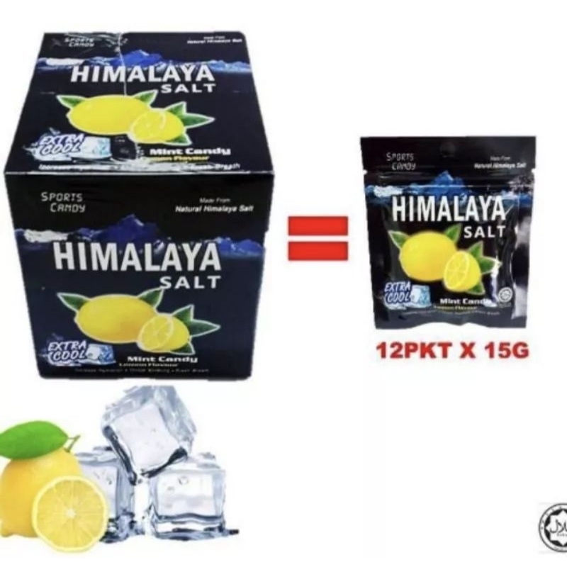 Big Foot Himalaya sea salt extra cool candy sweet hard candy drops Himalaya salted lemon candies lemon drops