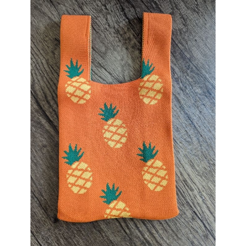 Chinese new year fruit cloth bag mandarin orange bag pineapple bag ladies lunch bag small pouch bag lunchbox carrier