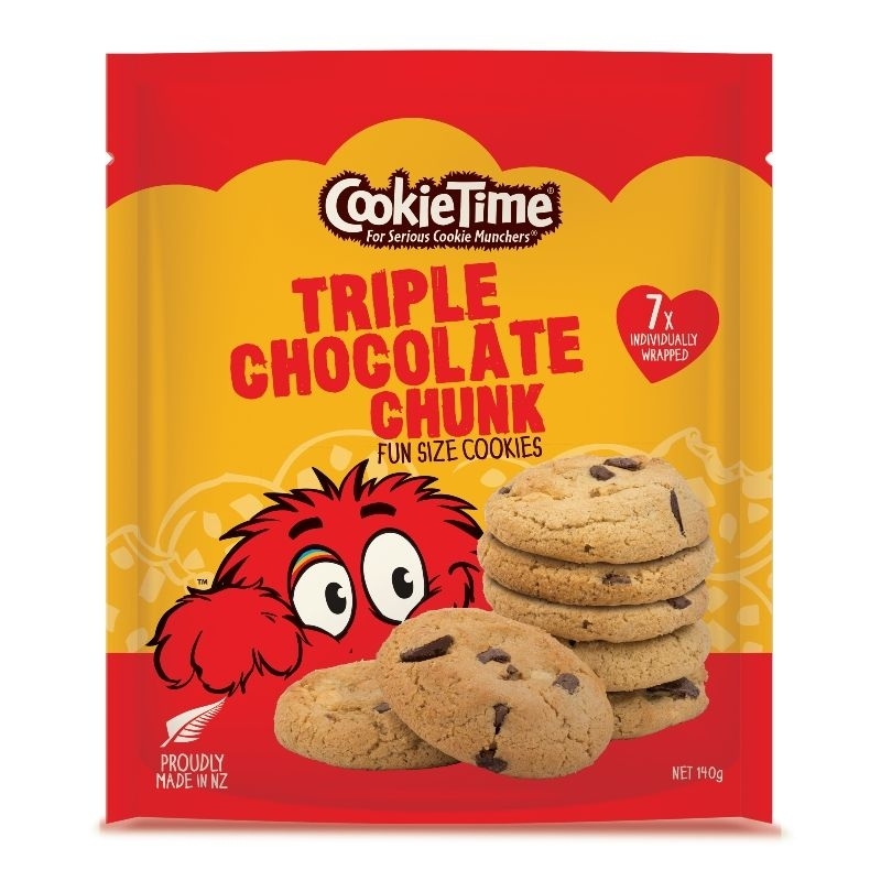 Cookie time plant based chocolate chip cookies triple chocolate chip cookies tidbits snack plant based crunchy cookies