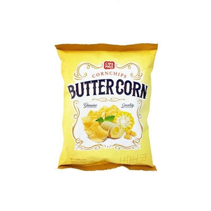 Cosmos Butter Corn Chips 90G Cosmos Butter Corn Chips オンス butter corn snack corn chips butter flavour tidbits snack