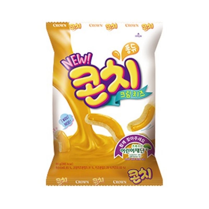 Crown corn cheese korean Twisties snack corn chips corn husk snack tidbits drinking bar snacks 66g