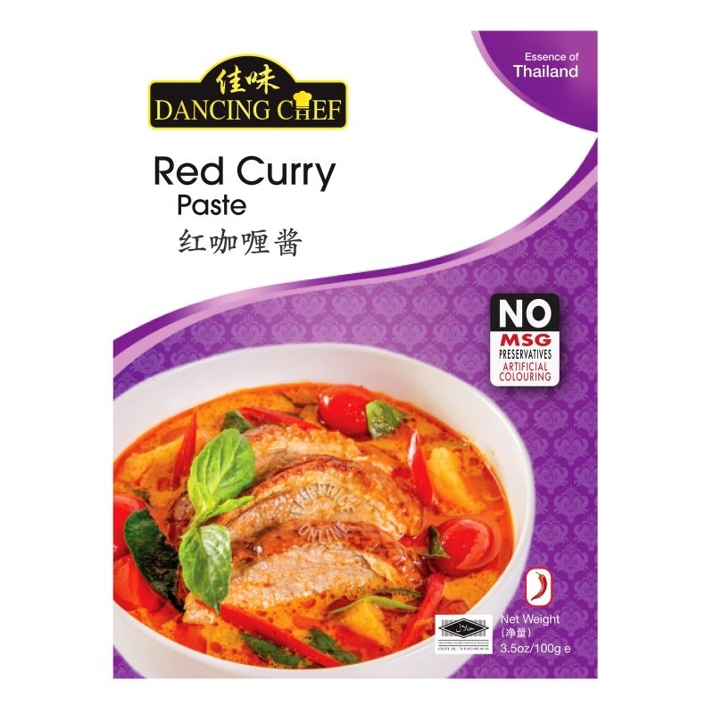 Dancing chef curry paste premix red curry yellow curry green curry premix spice 佳味青咖喱酱佳味黄咖喱酱佳味红咖喱酱 kitchen helper