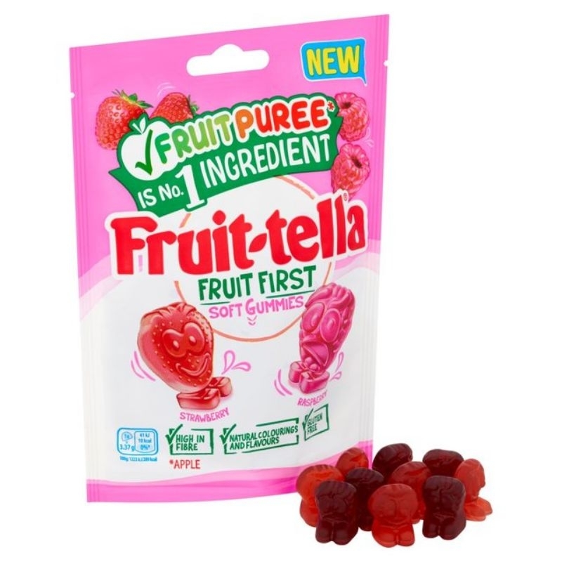 Fruit tella fruit first soft gummies sweet candies natural fruit flavoured gummies candy