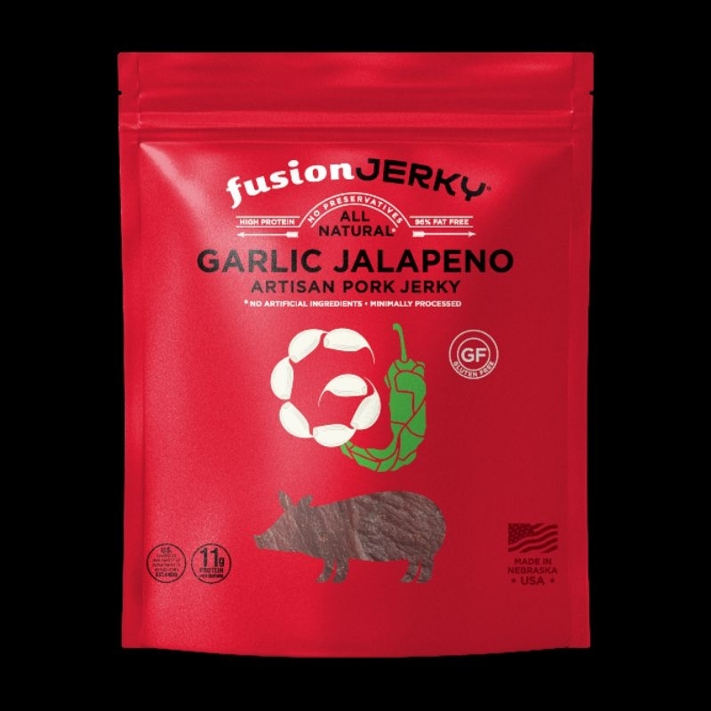 Fusion Jerky pork jerky strips pork beef snacks healthy snacks protein snacks zero sugar pork jerky American pork jerky