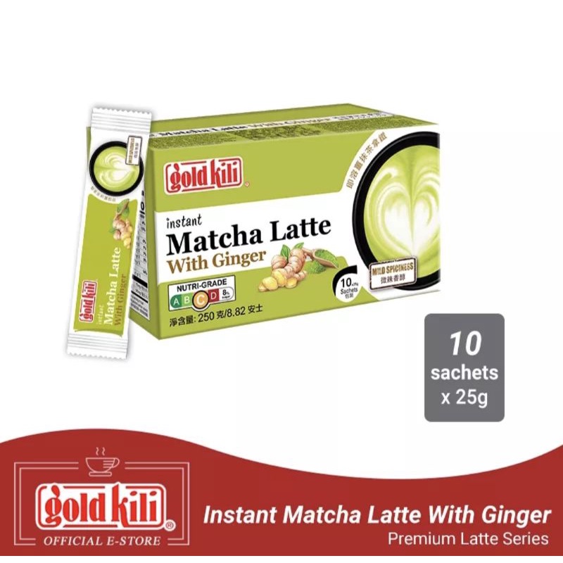 Gold Kili matcha ginger tea ginger tea bag instant ginger tea confinement needs pregnancy ginger green tea matcha latte