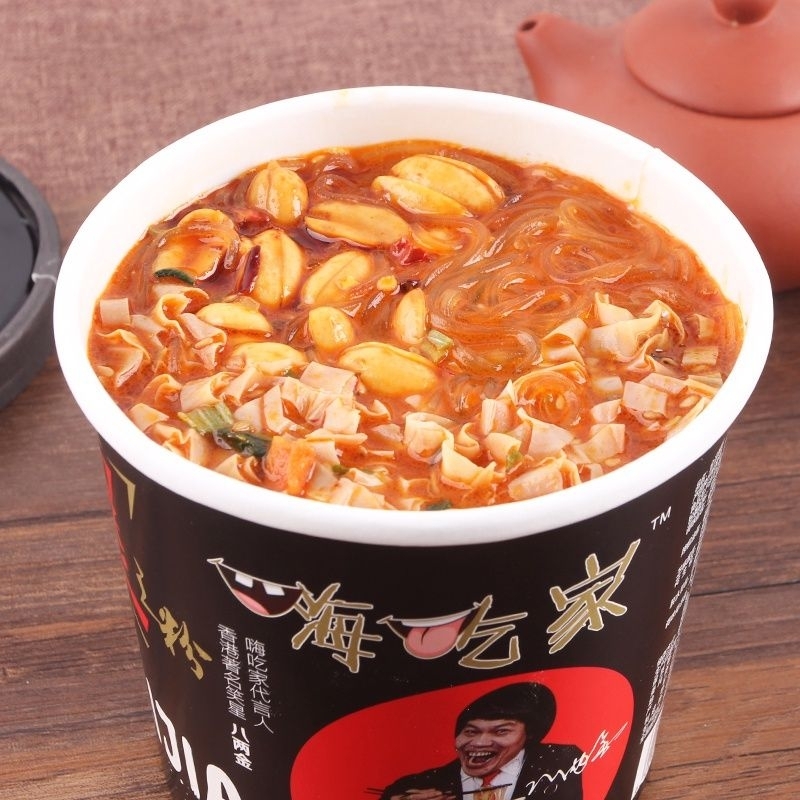 Hai Chi Jia sweet and sour spicy noodles instant noodle spicy vermicelli china instant packaged food 嗨吃家酸辣粉金汤爆粉 128g