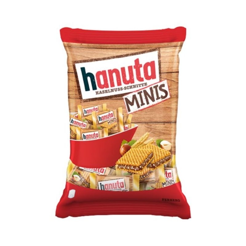 Hanuta Ferrero hazelnut wafer hazelnut sandwich family pack chocolate hazelnut chocolate wafer biscuit Germany halloween