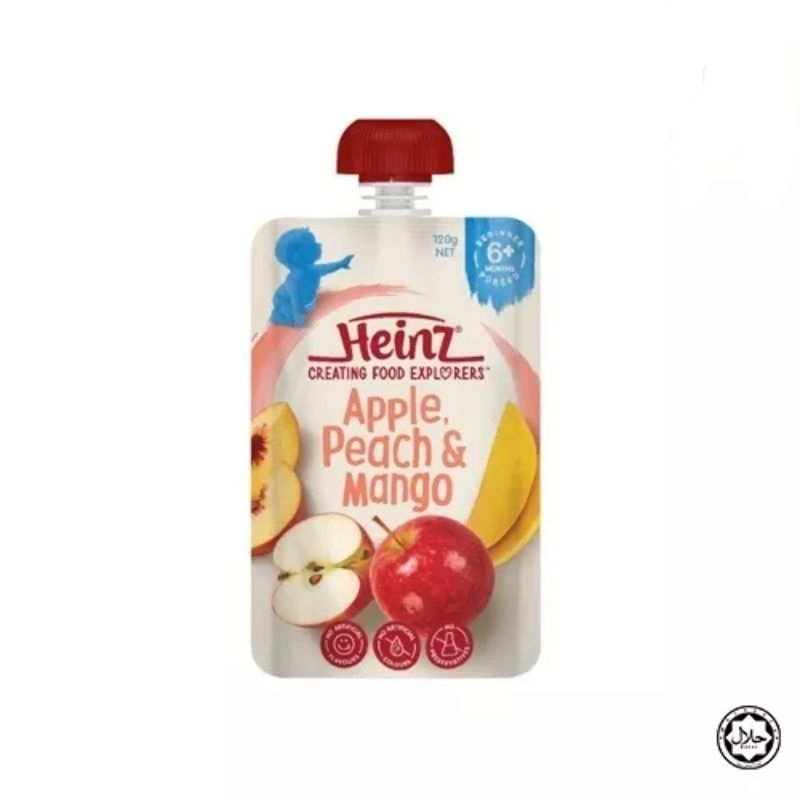 Heinz Pouches baby food baby led weaning on the go food pouch travel essential meal pouches toddler food Heinz puree