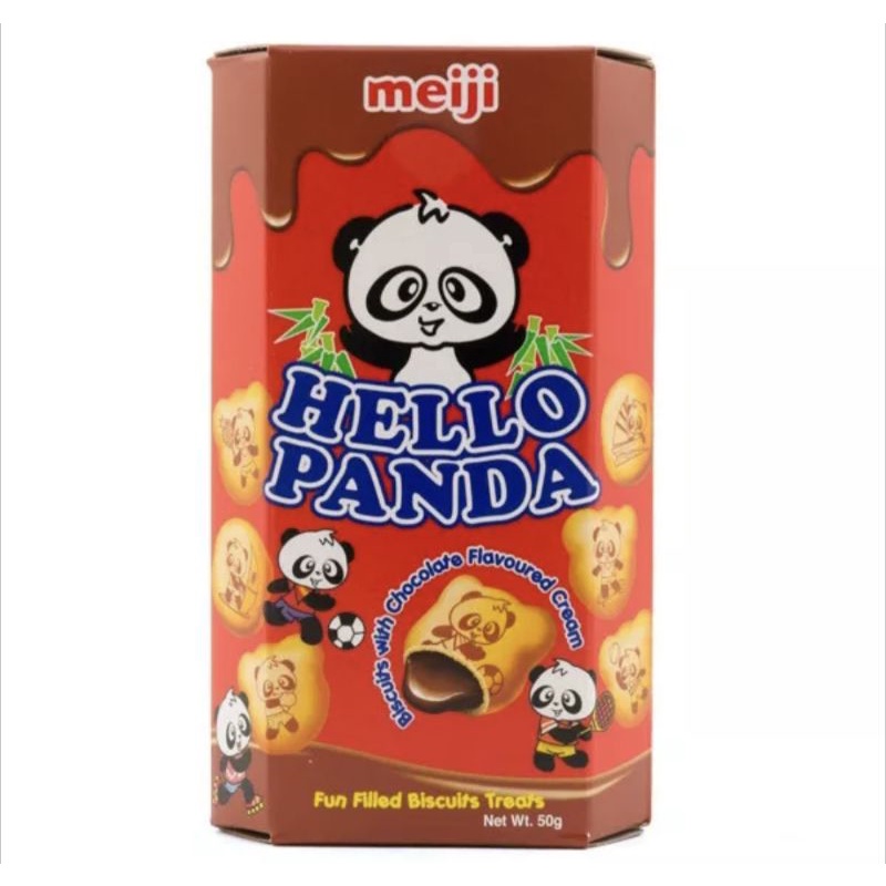 Hello Panda biscuits cookies chocolate filled biscuits crunchy Hello Panda biscuits cream fillings 50g