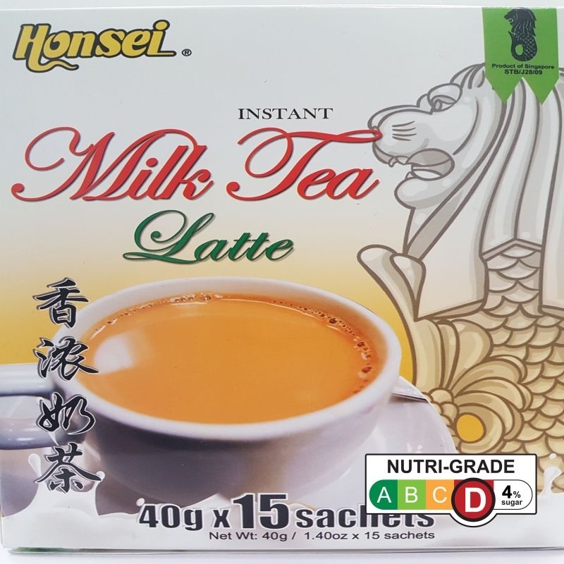 Honsei durian milk tea instant beverage durian flavoured drink durian milk tea latte breakfast tea drink