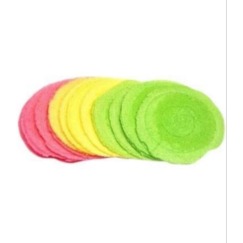 Kuih pirang traditional crispy wafer cookie biscuit air biscuit wafer thin colourful traditional old school circle wafer