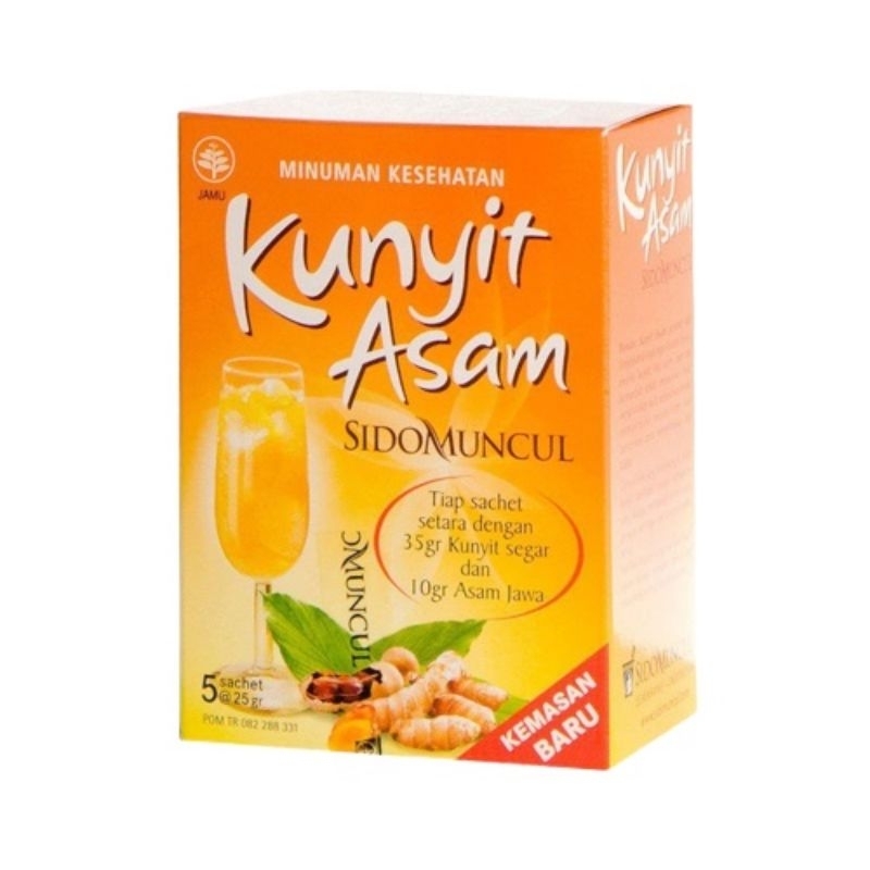 kunyit asam sodium salt ionize drinks kunyit asam sidomuncul Indonesian tumeric acid seed powder drink thirst quencher