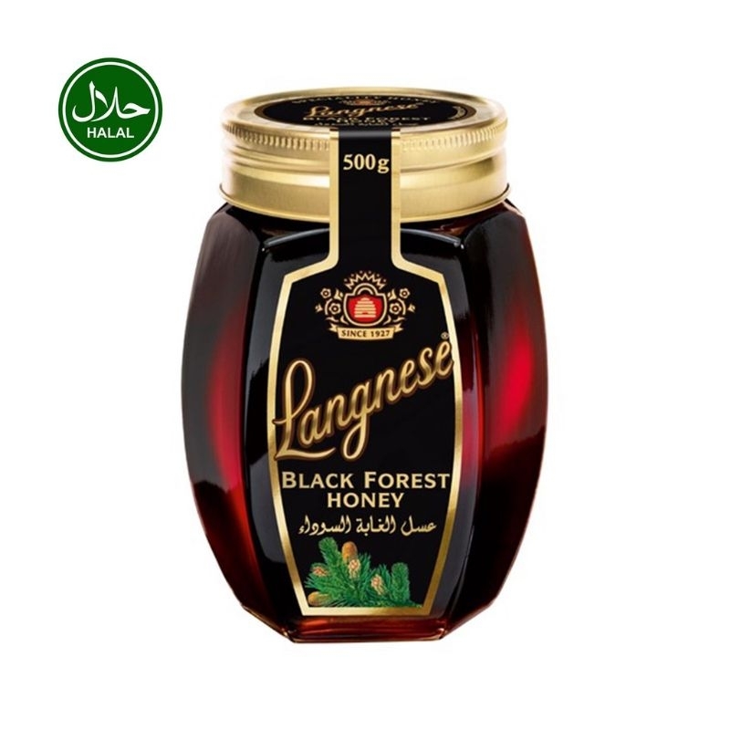 Langnse black forest honey 500g made in Germany German honey honey health and wellness dark woody fragrant drink