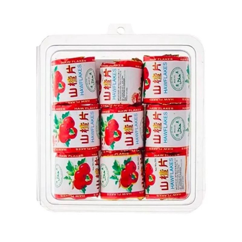 Large Hawflakes candy strips sweet 山楂 party pack favours pinata fillings Chinese candy sweet sour hawflakes tidbits