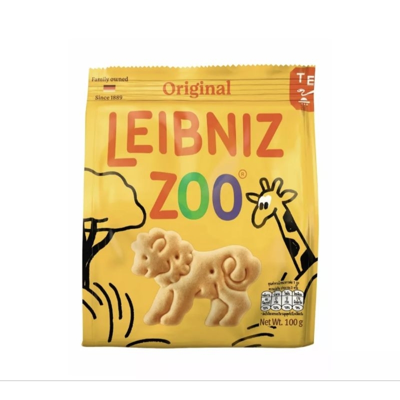 Leibniz zoo biscuit Bahlsen zoo biscuit original biscuit children toddler biscuit animal shaped biscuit tidbits snacks