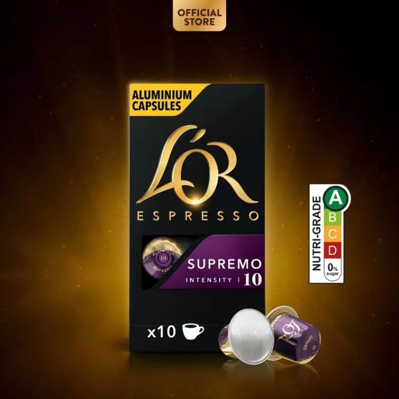 L'OR espresso coffee capsules Nespresso compatible coffee capsule morning coffee breakfast flavour coffee capsule bullet