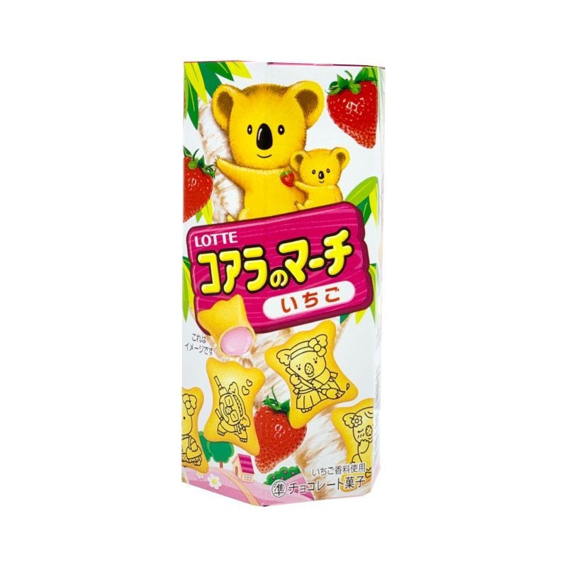 Lotte koala cream biscuits strawberry filled cookies bites chocolate cream koala biscuit Lotte koala no march choco
