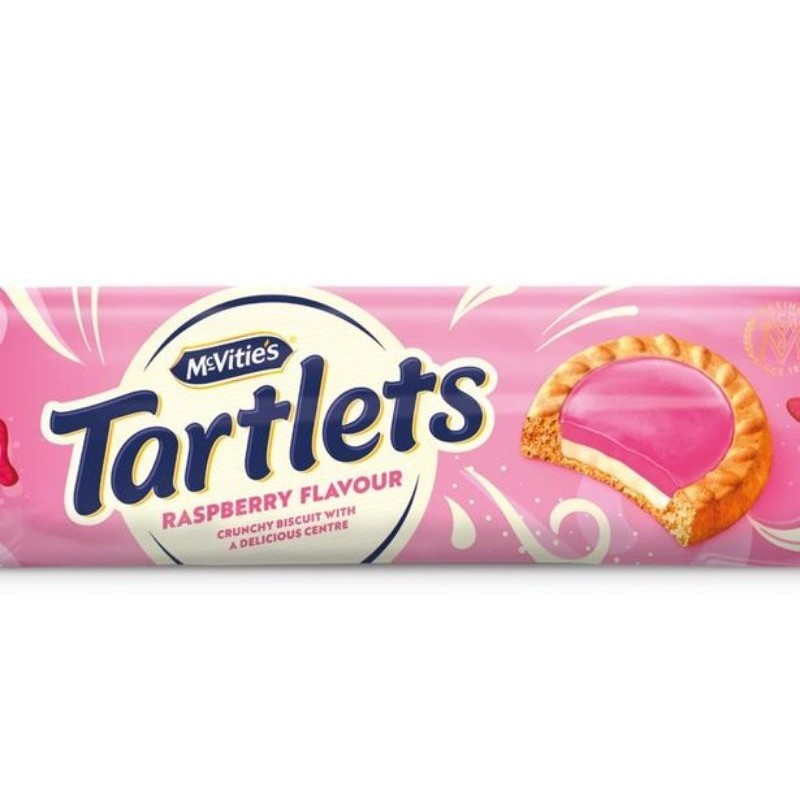McVitie's Tartlets Chocolate Flavour Biscuit jam centred biscuit tarts jam sandwich biscuits chocolate jam biscuits 100g