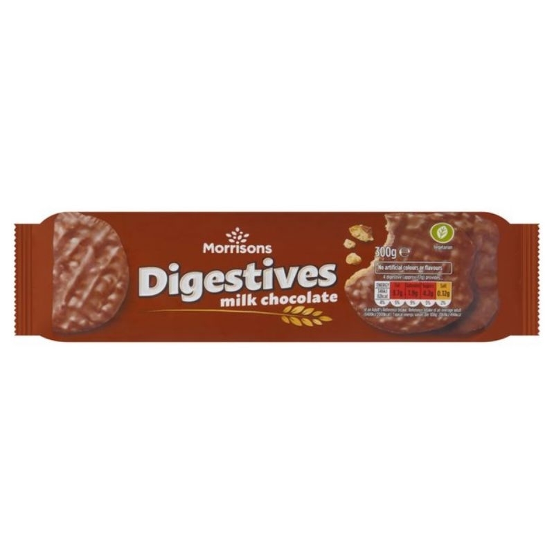 Morrison digestive milk chocolate biscuits digestives biscuits healthy wheat biscuits chocolate digestive snacks tidbits