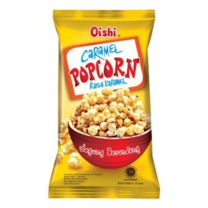 Oishi caramel popcorn snack tidbits Oishi chocolate popcorn cinema ...
