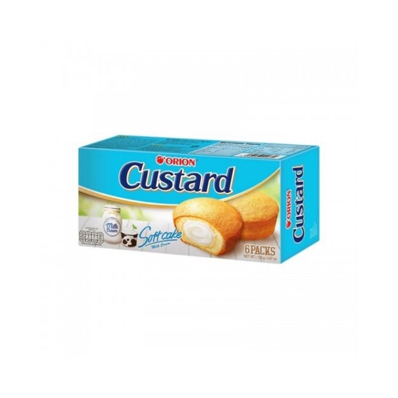 Orion custard soft cake Orion milk cream custard cupcakes muffin packet cake custard pie premium custard cream cake