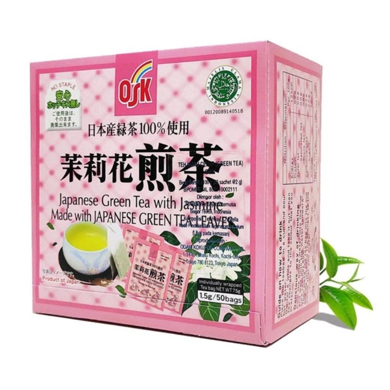 OSK japanese green tea sachets travel pack mega pack Japan Review Singapore SnacksLah