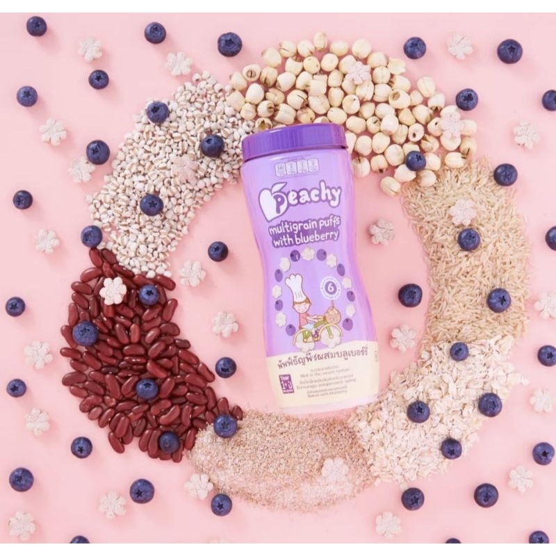 Peachy baby food multi grain puffs baby led weaning toddler puff biscuits mixed vegetable puffs healthy cereal