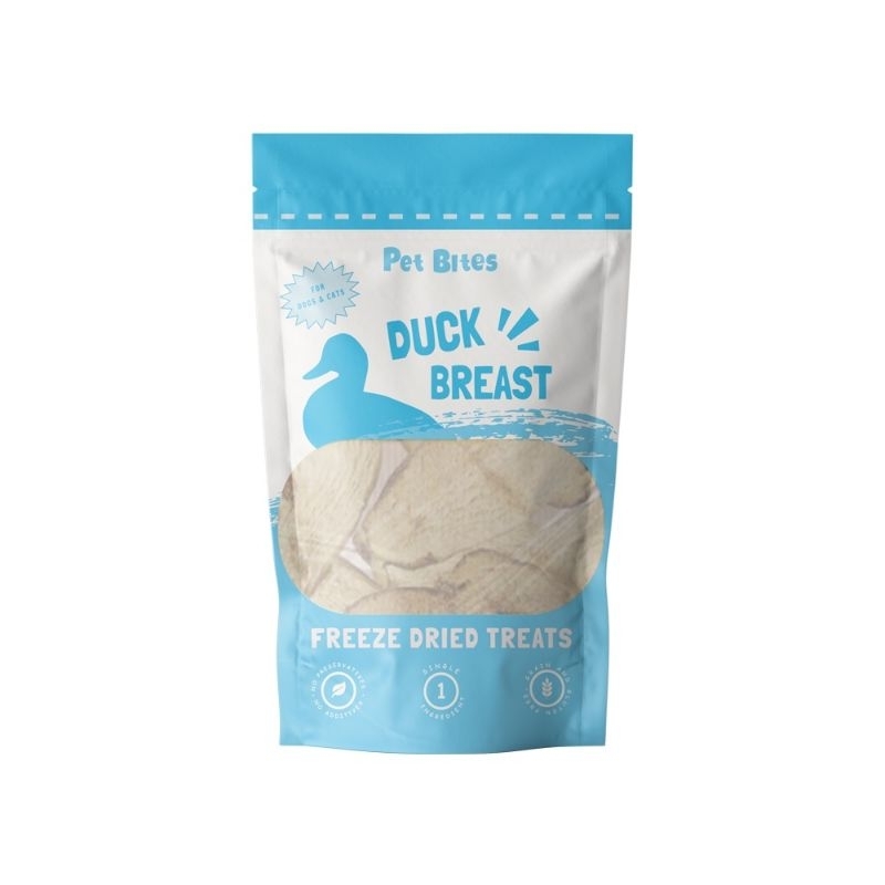 Pet Bites 100% Freeze Dried Duck Breast dried dog and cat food freeze dried duck breast dried food for pets dried treats