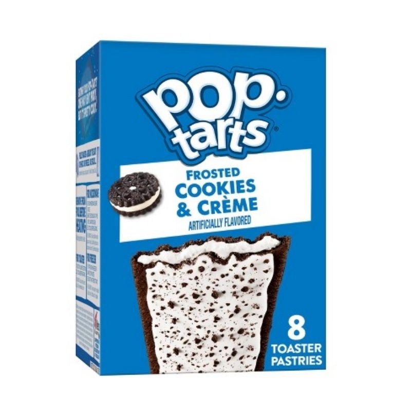 Pop Tart instant pie dessert Kellogg's frosted chocolate chip smore pop Tart dessert instant treat USA American pop tart