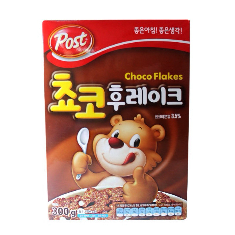 post chocolate flakes cereal breakfast 300g
