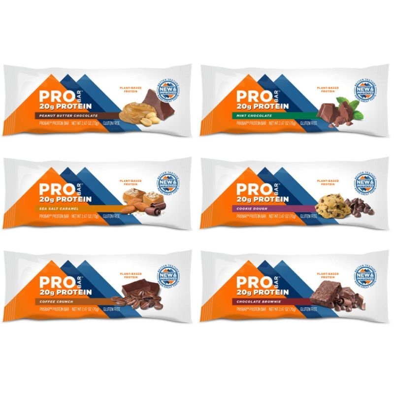 Pro protein bar 20g protein bar energy bar exercise gym bar chocolate chip peanut butter cookie dough assorted flavour