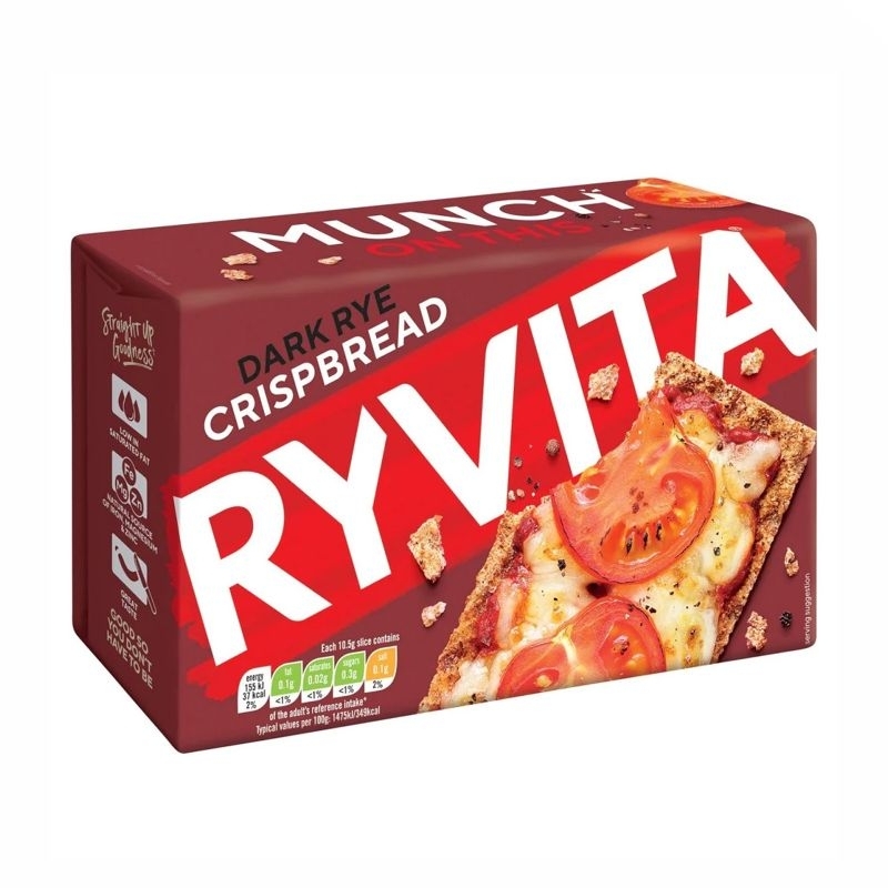 Ryvita dark rye crispy bread rye crackers tapas biscuits healthy snack cookies rye baked biscuits bread whole grain