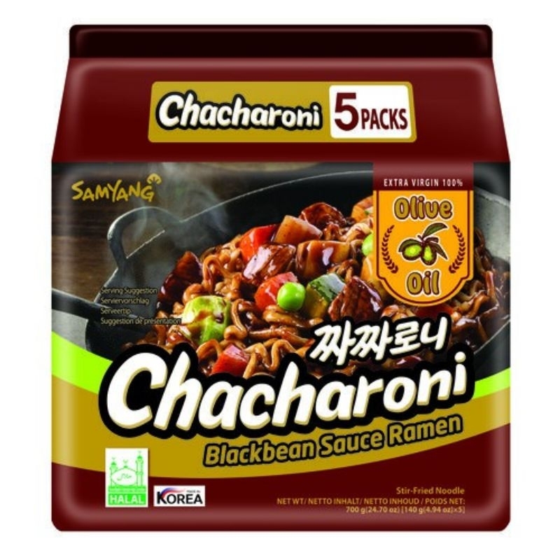 Samyang Chacharoni instant noodles Korean instant noodle jjajang ramen noodle instant jjajang main noodles 韩国加酱面