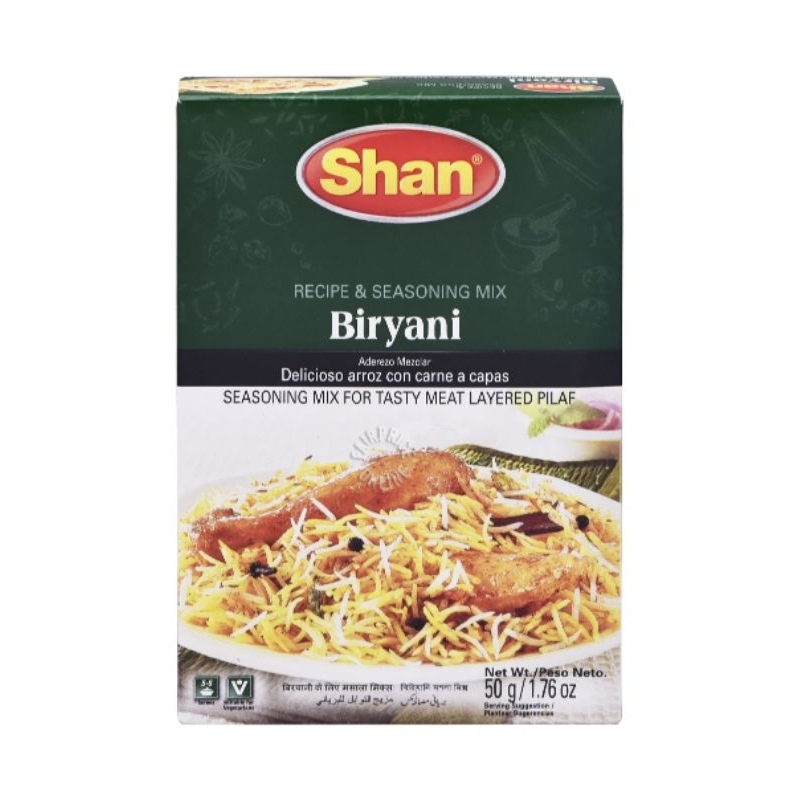 Shan recipe & seasoning mix cooking spice premix Indian food premix pouches Indian food spices cooking made easy