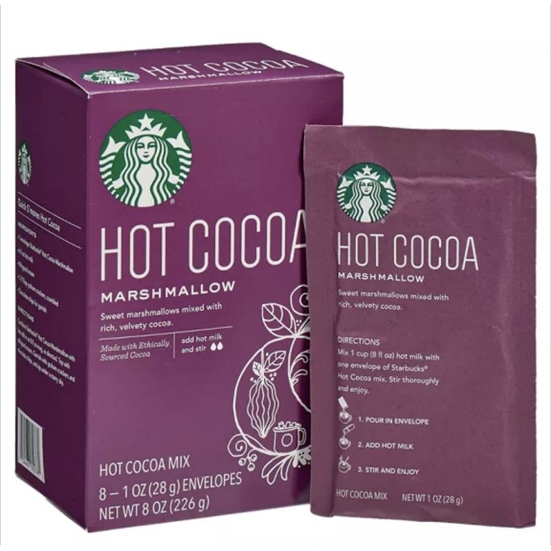 Starbucks Hot Chocolate flavoured beverage drinks Starbucks USA Hot cocoa chocolate drinks coffee breakfast drink
