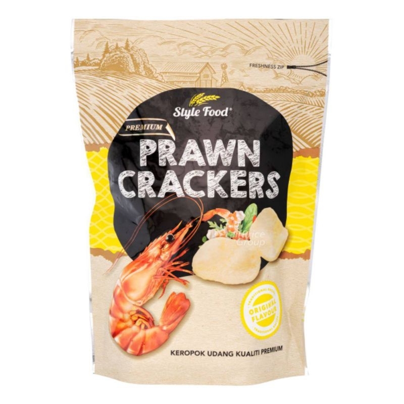 Style Food Premium Prawn Cracker prawn chips tidbits snacks keropok udang kualiti premium