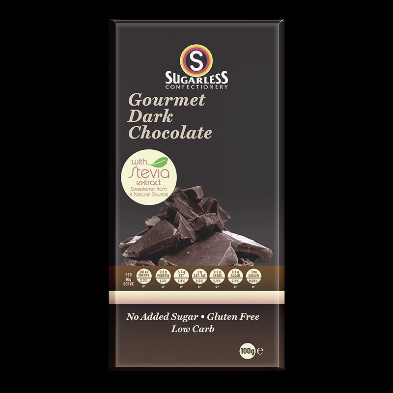 Sugarless confectionery chocolate bar assorted flavours chocolate bars Stevia diabetic Chocolate no sugar gluten free