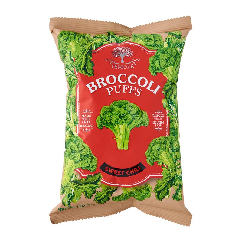 Temole cauliflower puffs broccoli puff vegetable snacks healthy snacking cauliflower sea salt kale pepper broccoli snack
