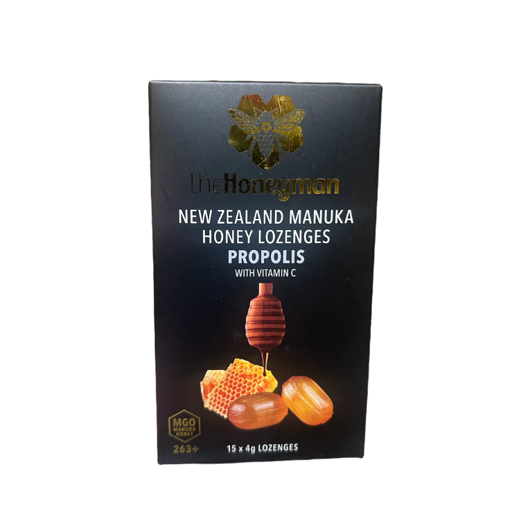 The Honeyman New Zealand Manuka Honey Lozenges 15x4g
