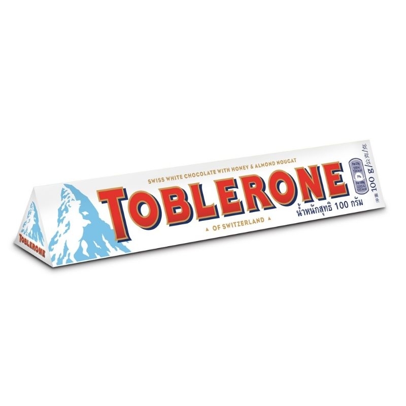 Toblerone chocolate bar Switzerland chocolate bar swiss mountain chocolate milk bars bittersweet white chocolate 100g