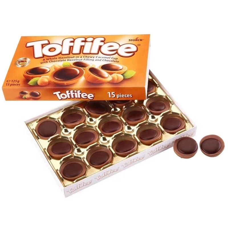 Toffifee hazelnut caramel chocolate nougat Stock toffifee candy chocolate bite Christmas sharing platter CNY sweets