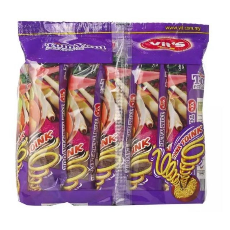 Vit's packet instant noodles 5 packets vegetarian instant noodles tom yum curry noodles supper convenient food seafood